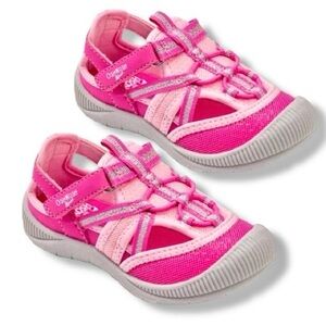 OshKosh B'gosh Kids Girls Myla Covered Bump Toe Sandal Pink Size 12 NEW